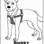 rocky patrulha canina para colorir1