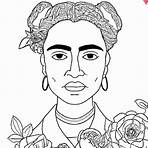 frida kahlo obras para colorir3