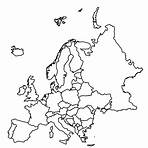 Does the next map of Europe with country names show any cities?4
