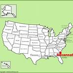 savannah georgia united states maps location map2