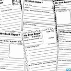 chapter book report template free printable1