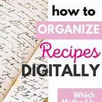 recipe organizer book1