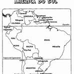 mapa américa do sul para colorir2