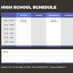 how to create a school schedule sample template4
