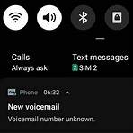 how do i set up voicemail on android cell phone on pc3