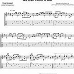 we can work it out music sheet1