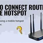 how do i connect my router to a hotspot without a network provider3