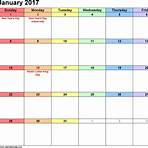 jan wajduta 2017 calendar printable free by month1
