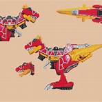pówer rangers dino charge zords 151