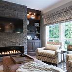 can you put a gallery wall behind a tv fireplace1