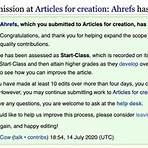 create a wikipedia page3