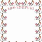 mother's day clip art borders2
