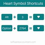 How do you type a heart symbol on a keyboard?4