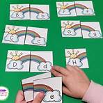 Are there free alphabet matching games for preschool & kindergarten?1