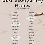 vintage boy baby names unique2