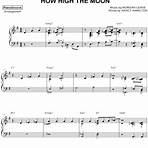 how high the moon partitura5