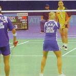 How many events were held in the first medal Badminton Olympics?4