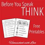 free pictures of people thinking before they speak spanish pdf printable1