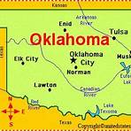 oklahoma city oklahoma united states map with cities labeled names2