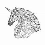 coloriage gratuit licorne à imprimer3