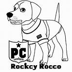rocky patrulha canina para colorir2