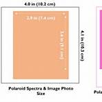 polaroid film size in cm conversion1