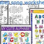 alphabet song worksheet1