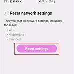 how do i reset my network settings on a samsung device to find device pin4