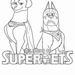 dc league of super-pets movie characters coloring pages4