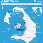 santorini grécia mapa2