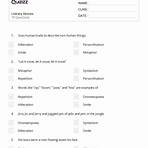 what is literary language and devices worksheet2