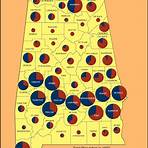 How many counties did Alabama have in 1830?4