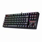 teclado mecânico redragon kumara branco switch brown2