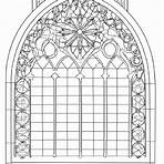 vitral gótico desenho3