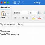 add a signature to email in outlook1