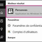 liste de contacts windows 102