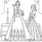 desenho para colorir princesas3