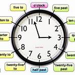 apprendre heure en anglais avec horloge2