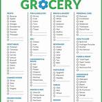 free shopping list template excel2