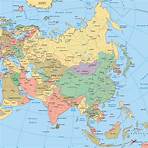 mapa continente asiático a44