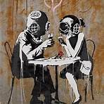 does banksy have a wall art print clipart4