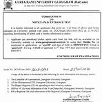 gurugram university admission 20232