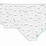 state of nc map north carolina counties with names printable list chart4