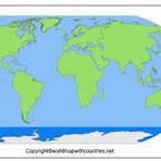 blank map of the world continents and oceans4