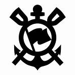 foto do símbolo do corinthians desenho preto e branco2
