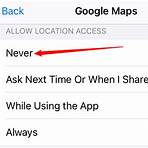 google maps location history iphone3