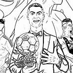 desenhos do cristiano ronaldo para colorir1