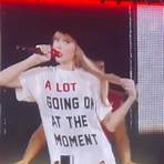 taylor swift eras tour outfits white crop and skirt-4