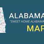 alabama map of cities in alabama map with towns1