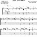 auld lang syne sheet music with chords2